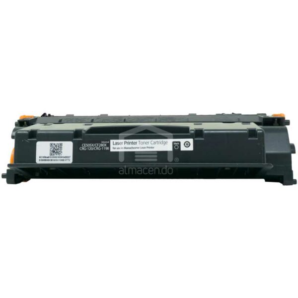 Toner Compatible con Impresora Láser HP & Canon, CE505X/CF280X  CRG-120/CRG119II