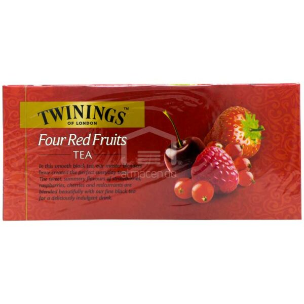 Té 4 Frutos Rojos Twinings, 25 uds