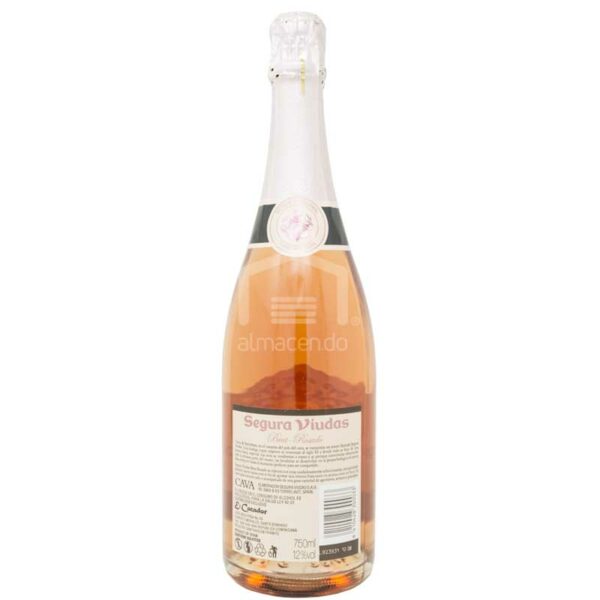 Vino-Espumante-Segura-Viudas-Brut-Rose_-750ml-Back Vino Espumante Segura Viudas Brut Rose, 750 ml