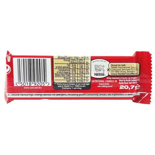Chocolate-Nestlé-Kit-Kat,-20.7-g-Back Chocolate Nestlé Kit Kat, 20.7 g