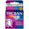 Condones-Lubricados-Trojan-Fire-&-Ice,-3-uds-Front Preservativos Lubricados Trojan Fire & Ice, 3 uds