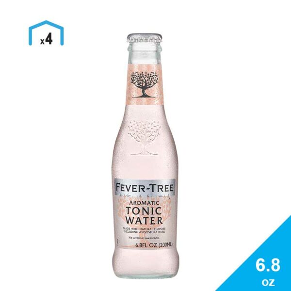 Agua Tónica Aromática Fever-Tree, 6.7 oz (4 pack)