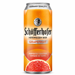 Cerveza Schöfferhofer Grapefruit - Lata, 16.9 oz