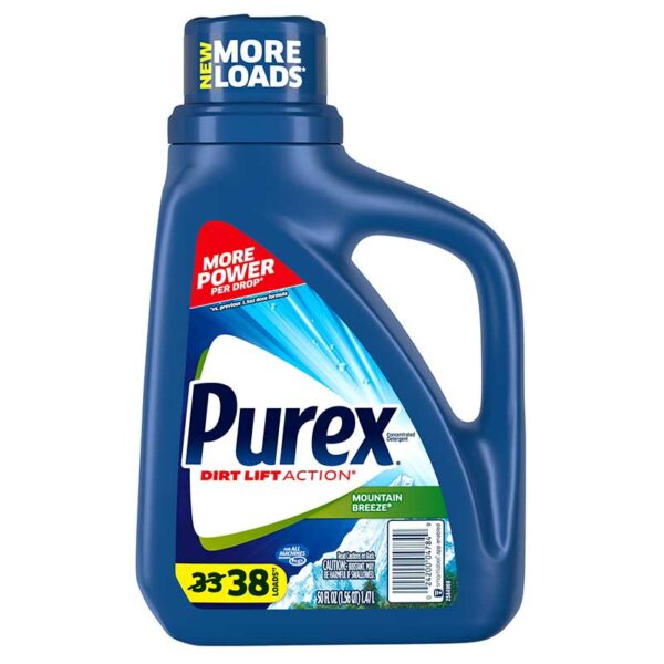 Detergente PUREX Brisa de Montaña, 50 oz