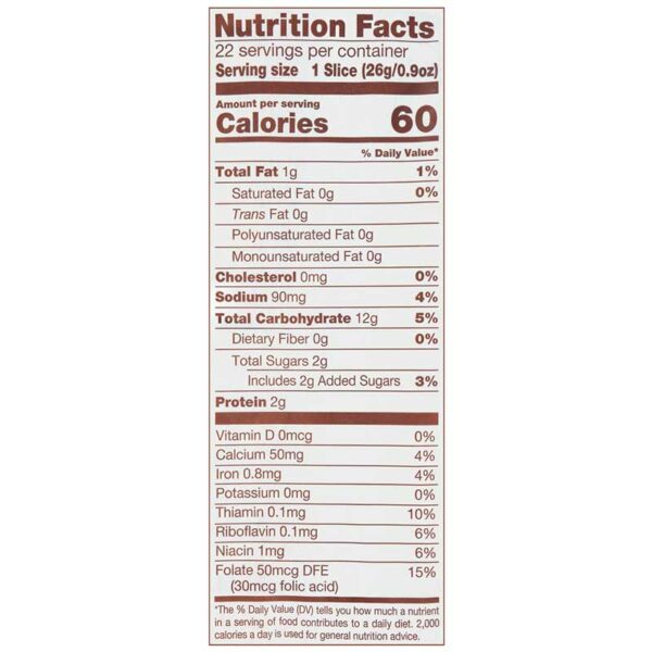 Pan de Mantequilla Nature's Own, 20 oz