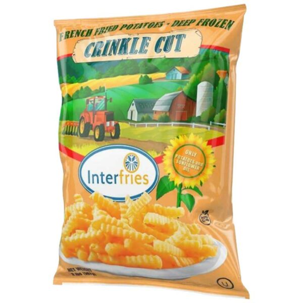 Papas-Prefritas-Interfries-Corte-de-Arrugas,-2-lbs-Front Papas Prefritas Interfries Corte de Arrugas, 2 lbs