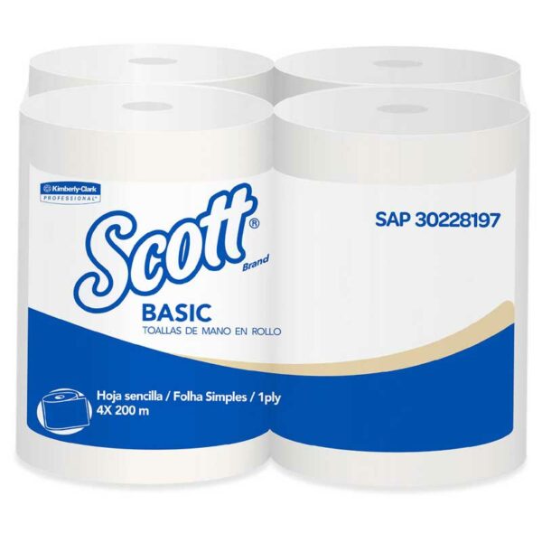 Papel Toalla Scott Basic Airflex 656' (4 uds)