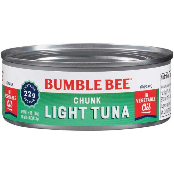 Atún Bumble Bee en Trozos en Aceite, 5 oz