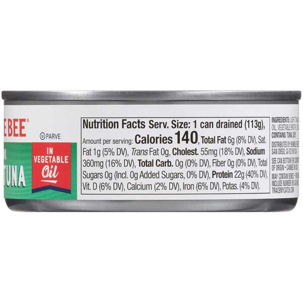 Atún Bumble Bee en Trozos en Aceite, 5 oz