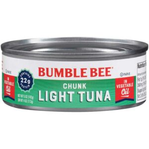 Atún-Bumble-Bee-en-Trozos-en-Aceite,-5-oz-Front Atún Bumble Bee en Trozos en Aceite, 5 oz