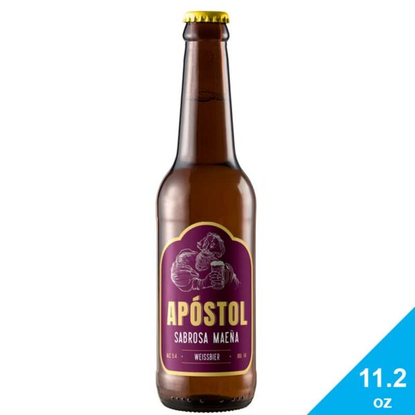 Cerveza Apóstol Sabrosa Maeña, 11.2 oz