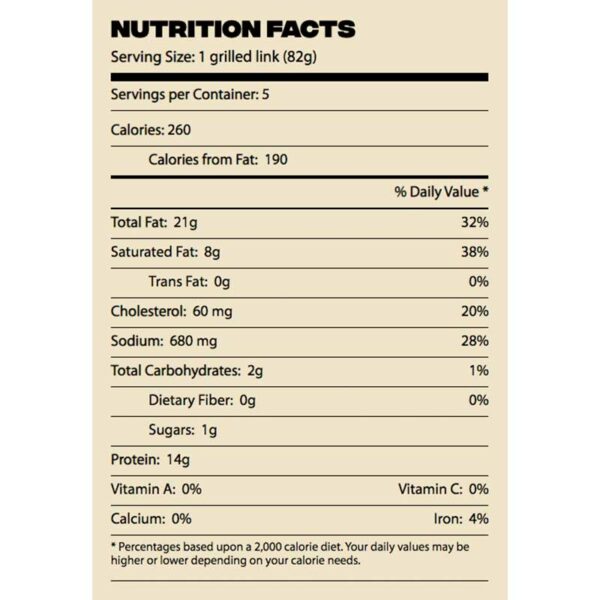 Salchicha Johnsonville Brats Original (5 uds)