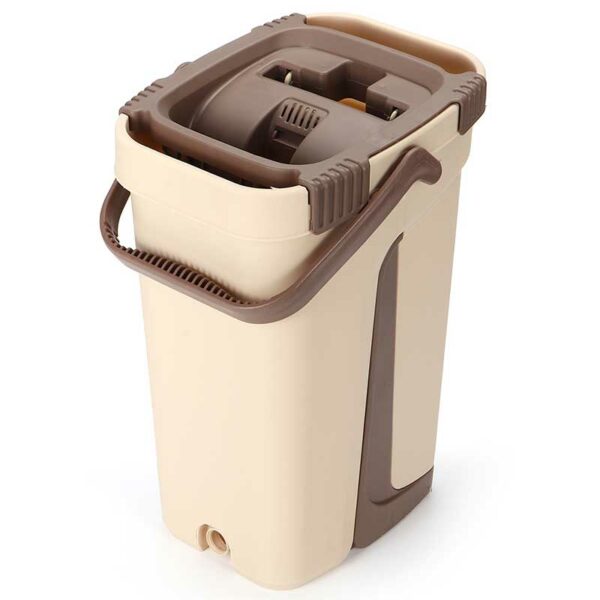 Suaper-y-Cubeta-de-Limpieza-Automática-Marron-Turn Suaper Microfibra con Cubeta de Limpieza Automática