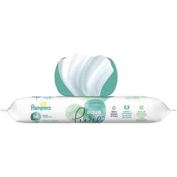 Toallitas Húmedas Pampers Aqua Pure (56 uds)