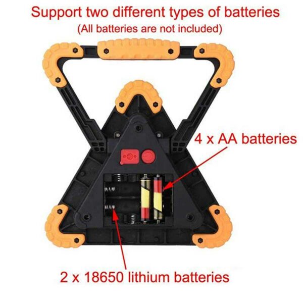 Triángulo-de-Luz--Back Lámpara Triángulo de Trabajo/Seguridad Led