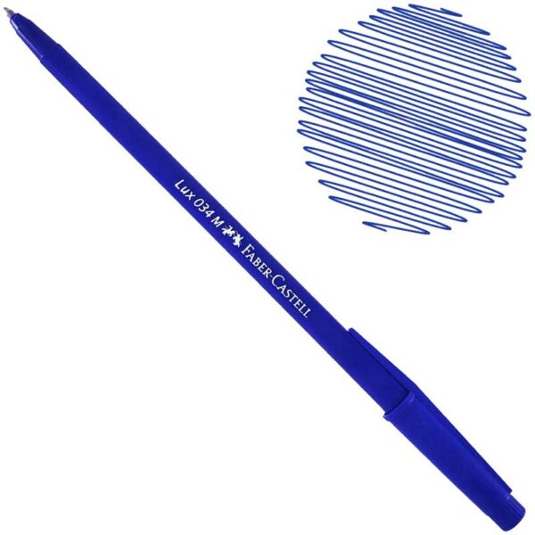 Bolígrafos Faber Castell Lux 034 Punta Media, 1.0 mm (12 uds)