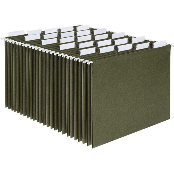 Carpeta para Colgar Archivos Verde Estándar (25 uds)