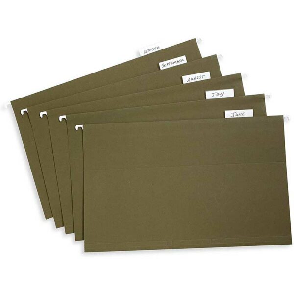 Carpeta para Colgar Archivos Verde Legal (25 uds)