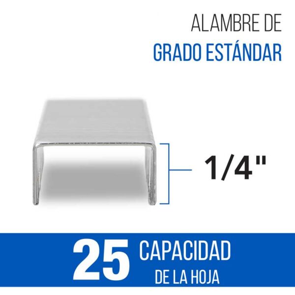 Grapas Swingline Estandar 1/4 de Longitud (5000 uds)