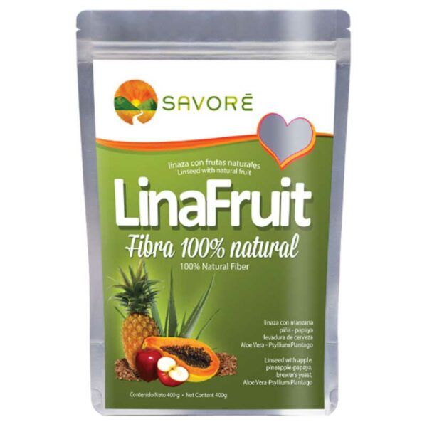 LinaFruit-Savore Linaza con Frutas Natural LinaFruit Savoré, 400 g