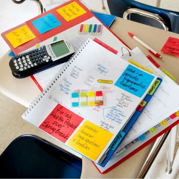 Notas Adhesivas Post-it 3" x 3" (5 x 90 uds)