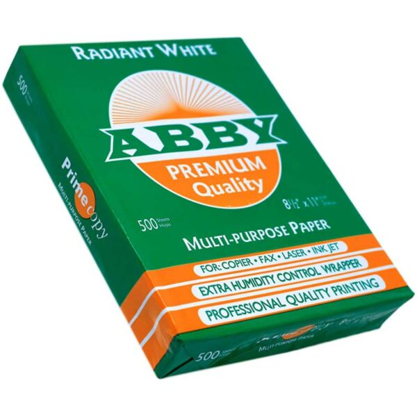 Resma de Papel ABBY 8.5" x 11"