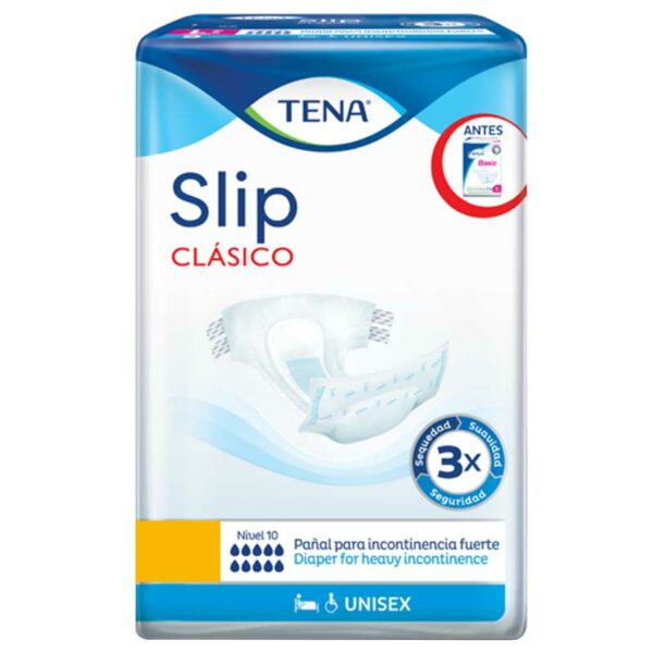 Ropa Interior Absorbente TENA Slip Clásico, M (21 uds)