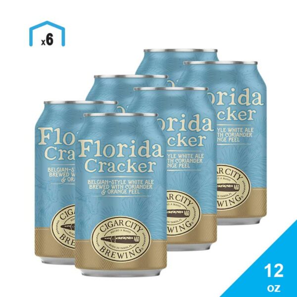 Cerveza Cigar City Florida Cracker White Ale, 12 oz