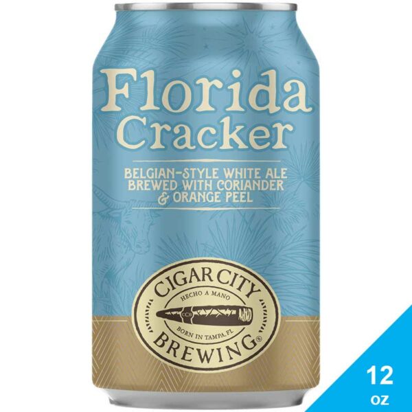 Cerveza Cigar City Florida Cracker White Ale, 12 oz
