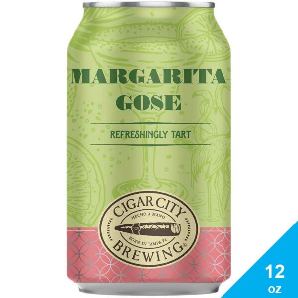 Cerveza Cigar City Margarita Gose Refreshingly Tart, 12 oz