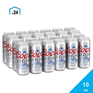 Cerveza Coors Light, 10 oz (24 uds)