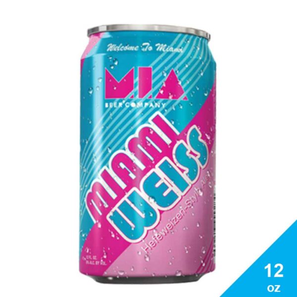 Cerveza MIA Miami Weiss Hefeweizen, 12 oz