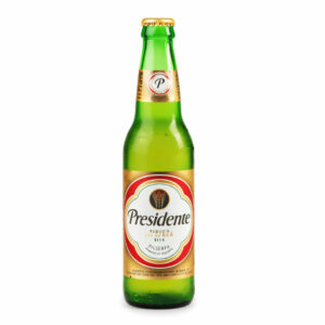 Cerveza Presidente Regular - Botella, 12 oz