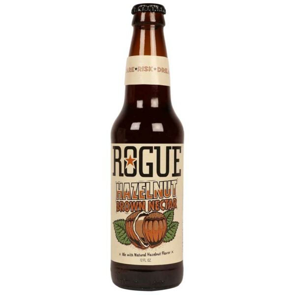 Cerveza Rogue Hazelnut Brown Nectar, 12 oz