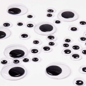 Ojitos Móviles Surtidos Negros (248 uds)