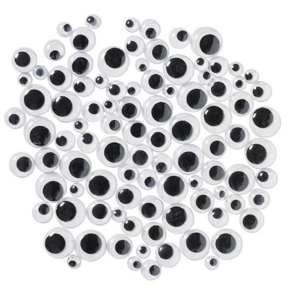 Ojitos Móviles Surtidos Negros (248 uds)