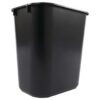 Papelera-de-Plastico-Rubberm-Negro-Turn Papelera de Plástico Rubberm Negro