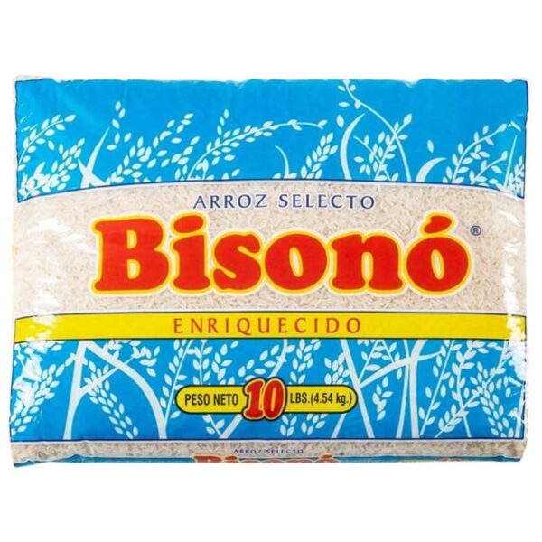 Arroz-Bisono-Selecto,-10-lbs-Front Arroz Bisonó Selecto, 10 lbs