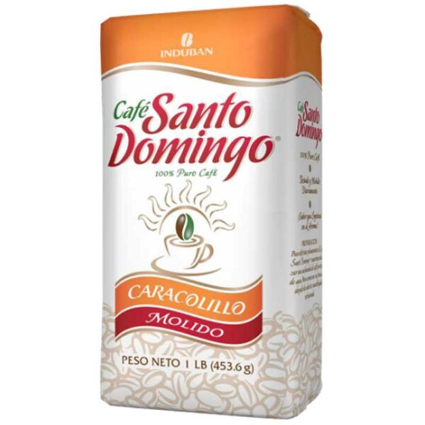 Café-Santo-Domingo-Caracolillo,-1-lb-Front Café Santo Domingo Caracolillo Molido, 1 lb