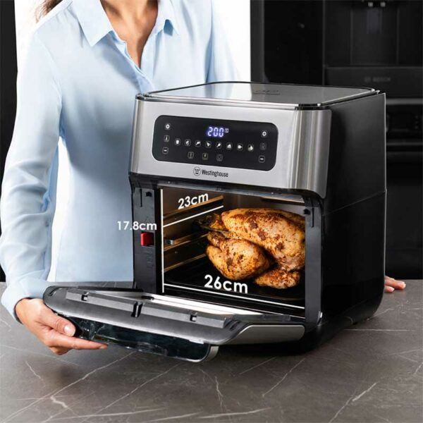 Horno Freidora de Aire Westinghouse WKAFDT10, 10 L