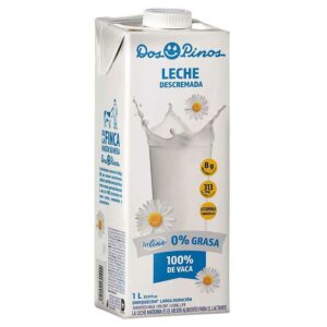 Leche Descremada Dos Pinos 0% Grasa, 1 L