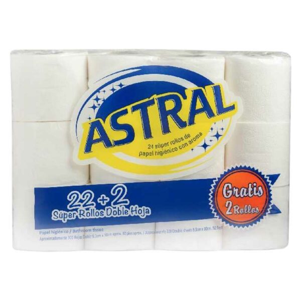 Papel Higiénico Astral (24 uds)