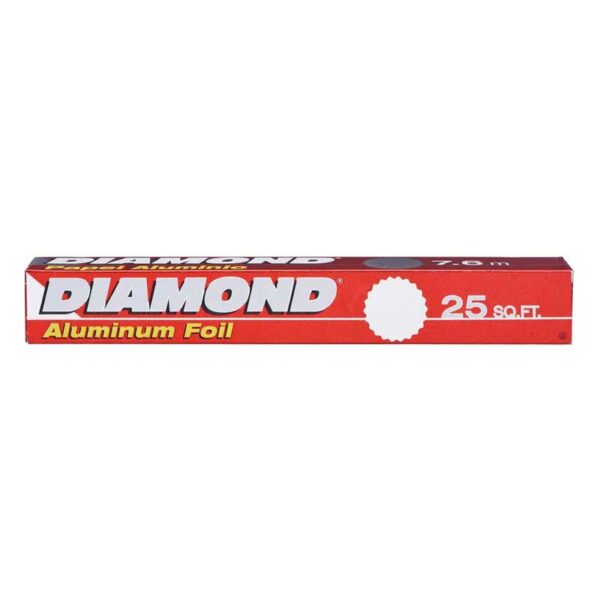 Papel-de-Aluminio-Diamond-(12'-x-25')-Front Papel de Aluminio Diamond (12" x 25')