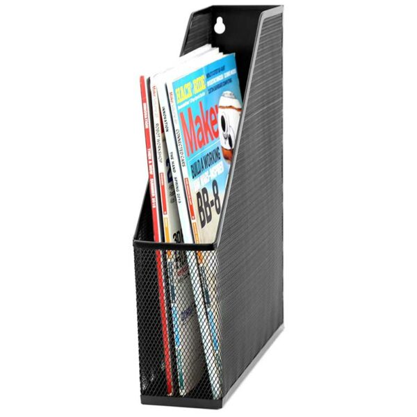 Porta Revistas de Metal Talbot Negro