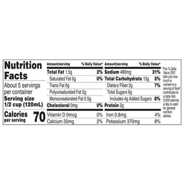 Salsa-Italiana-Prego-Tradicional,-24-oz-Nutricion Salsa Italiana Prego Tradicional, 24 oz