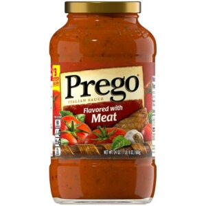 Salsa Italiana Prego con Sabor a Carne, 24 oz