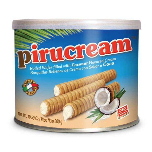 Barquillas-Pirulin-Rellenas-de-Crema-Sabor-a-Coco,-300-g-Front Barquillas Pirulin Rellenas de Crema Sabor a Coco, 300 g