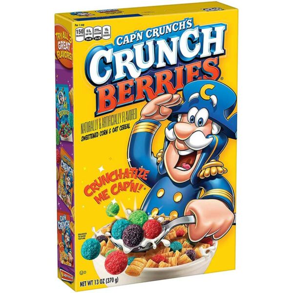 Cereal Cap'n Crunch's Bayas Crujientes, 334 g