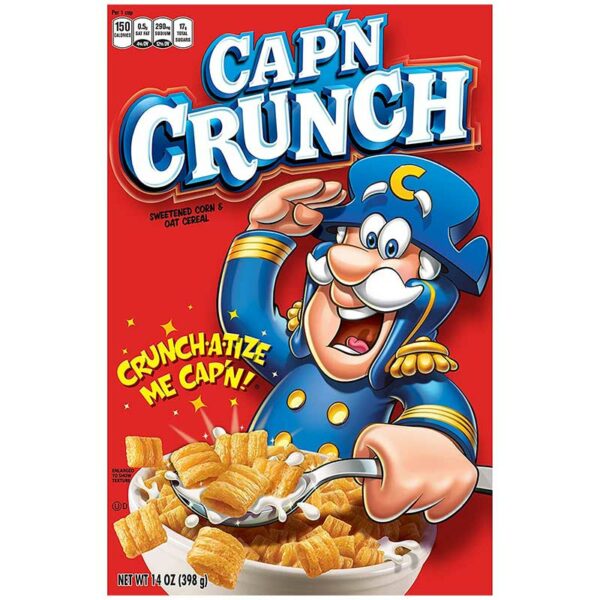 Cereal-Cap'n-Crunch's-Original,-398-g-Ftont Cereal Cap'n Crunch's Original, 360 g