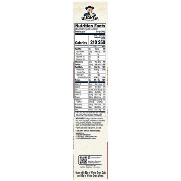 Cereal Crujiente Quaker Canela, 411 g